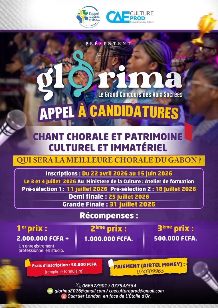 Affiche officielle GLORIMA